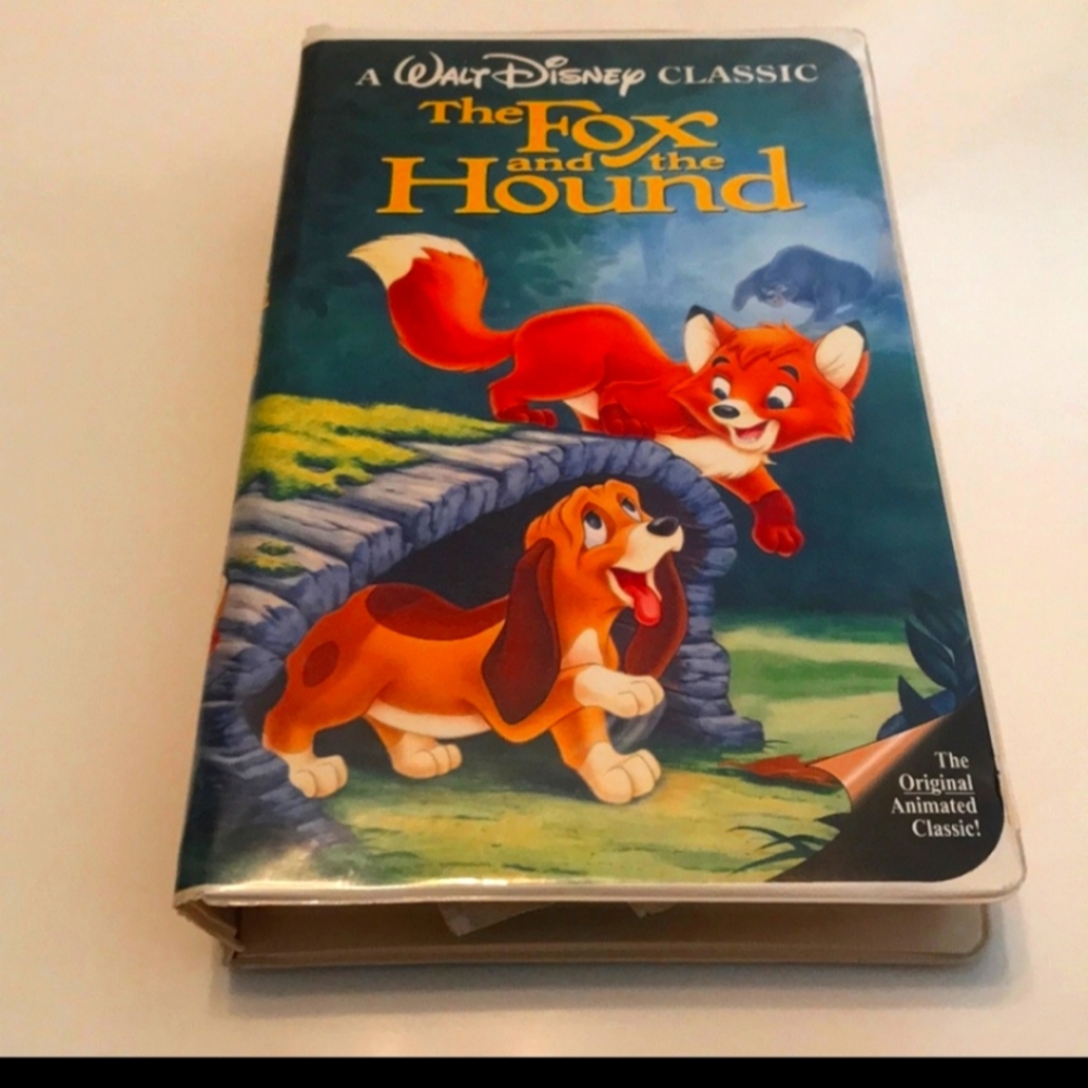 Black Diamond Rare Disney Fox and the Hound VHS